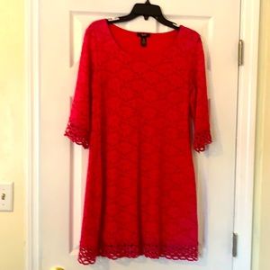 Alfani lace cute out dress